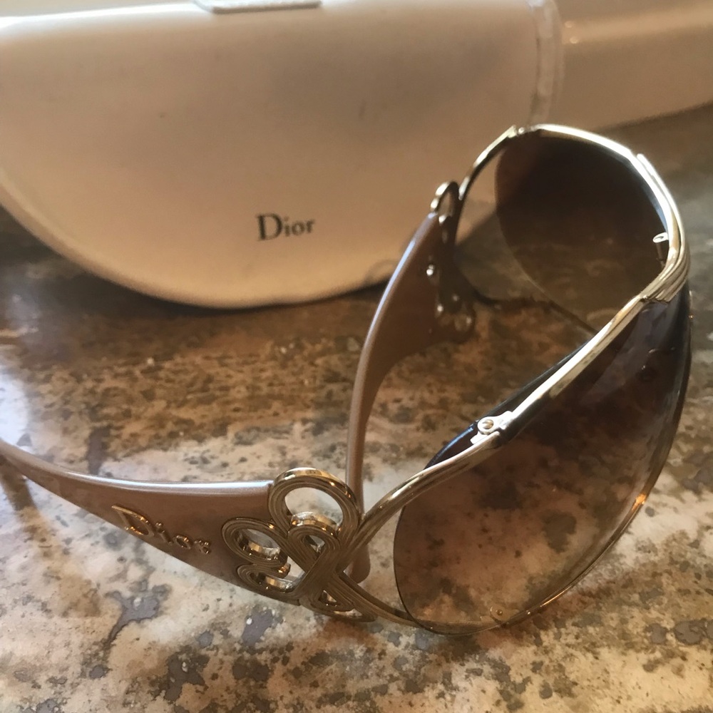 RARE Vintage Christian Dior Diori Shield Sunglasses - Picture 6 of 15